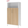 FlexWall | 4 OH | Türen + Korpus | mit Sockelgestell - buerostuhl24