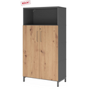 FlexWall | 4 OH | Türen + Korpus | mit Sockelgestell - buerostuhl24