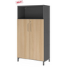 FlexWall | 4 OH | Türen + Korpus | mit Sockelgestell - buerostuhl24