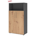FlexWall | 4 OH | Türen + Korpus | mit Stellfüßen - buerostuhl24