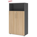 FlexWall | 4 OH | Türen + Korpus | mit Stellfüßen - buerostuhl24
