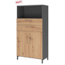 FlexWall | 4 OH | Türen + Schübe + Korpus | mit Sockelgestell - buerostuhl24