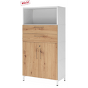 FlexWall | 4 OH | Türen + Schübe + Korpus | mit Sockelgestell - buerostuhl24