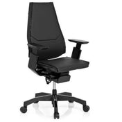 GENIDIA BLACK | Leder - High End Bürostuhl - buerostuhl24