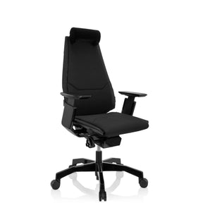 GENIDIA BLACK | Stoff - High End Bürostuhl - buerostuhl24