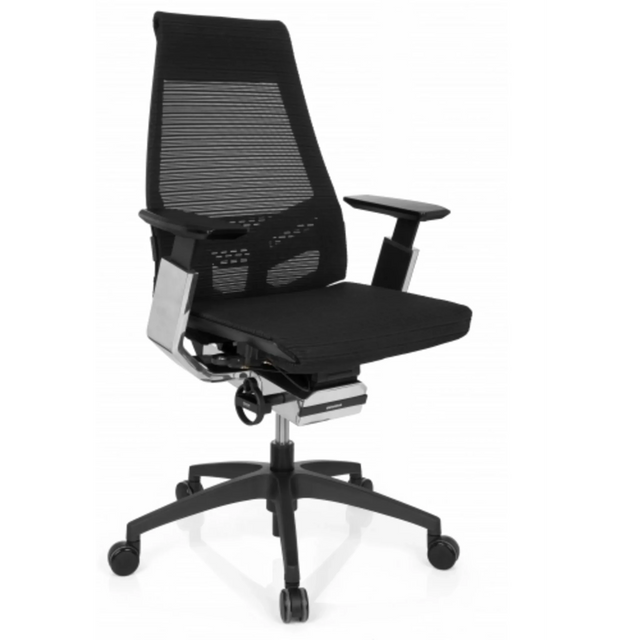 GENIDIA SMART BLACK CM | Netz - Profi Bürostuhl - buerostuhl24