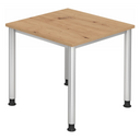 HILO 8 S | 80x80 | Schreibtisch höhenverstellbar - buerostuhl24