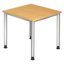 HILO 8 S | 80x80 | Schreibtisch höhenverstellbar - buerostuhl24