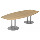 KARAT S 28 S | 280 x 130 | mit Säulenfuß/Silber - Karat - buerostuhl24