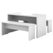MEETING MPSET1 | Garnitur (Tischbank + 2 Sitzbänke) - Konferenztisch - buerostuhl24