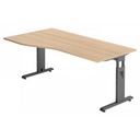 MEGA 18 G | 180x100 | Schreibtisch höhenverstellbar - buerostuhl24