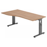 MEGA 18 G | 180x100 | Schreibtisch höhenverstellbar - buerostuhl24