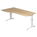 MEGA 18 W | 180x100 | Schreibtisch höhenverstellbar - buerostuhl24
