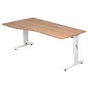 MEGA 18 W | 180x100 | Schreibtisch höhenverstellbar - buerostuhl24