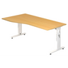 MEGA 18 W | 180x100 | Schreibtisch höhenverstellbar - buerostuhl24
