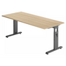 MEGA 19 G | 180x80 | Schreibtisch höhenverstellbar - buerostuhl24