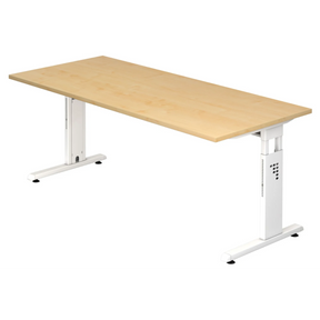 MEGA 19 W | 180x80 | Schreibtisch höhenverstellbar - buerostuhl24