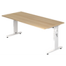 MEGA 19 W | 180x80 | Schreibtisch höhenverstellbar - buerostuhl24