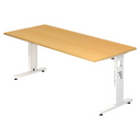 MEGA 19 W | 180x80 | Schreibtisch höhenverstellbar - buerostuhl24