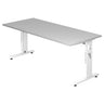 MEGA 19 W | 180x80 | Schreibtisch höhenverstellbar - buerostuhl24