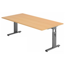 MEGA 2E G | 200x100 | Schreibtisch höhenverstellbar - buerostuhl24