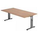MEGA 2E G | 200x100 | Schreibtisch höhenverstellbar - buerostuhl24