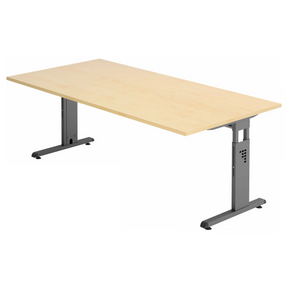 MEGA 2E G | 200x100 | Schreibtisch höhenverstellbar - buerostuhl24