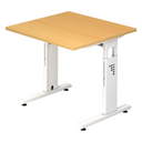 MEGA 8 W | 80x80 | Schreibtisch höhenverstellbar - buerostuhl24