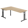 MEGA 82 G | 200x120 | Schreibtisch höhenverstellbar - buerostuhl24