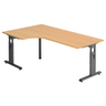 MEGA 82 G | 200x120 | Schreibtisch höhenverstellbar - buerostuhl24