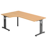 MEGA 82 G | 200x120 | Schreibtisch höhenverstellbar - buerostuhl24