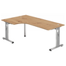 MEGA 82 S | 200x120 | Schreibtisch höhenverstellbar - buerostuhl24