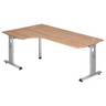 MEGA 82 S | 200x120 | Schreibtisch höhenverstellbar - buerostuhl24