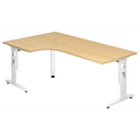 MEGA 82 W | 200x120 | Schreibtisch höhenverstellbar - buerostuhl24