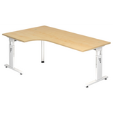 MEGA 82 W | 200x120 | Schreibtisch höhenverstellbar - buerostuhl24