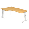 MEGA 82 W | 200x120 | Schreibtisch höhenverstellbar - buerostuhl24