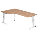 MEGA 82 W | 200x120 | Schreibtisch höhenverstellbar - buerostuhl24
