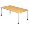 QUEO 2E S | 200x100 | Schreibtisch höhenverstellbar - buerostuhl24