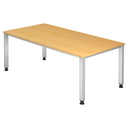 QUEO 2E S | 200x100 | Schreibtisch höhenverstellbar - buerostuhl24
