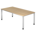 QUEO 2E S | 200x100 | Schreibtisch höhenverstellbar - buerostuhl24
