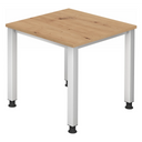 QUEO 8 S | 80x80 | Schreibtisch höhenverstellbar - buerostuhl24