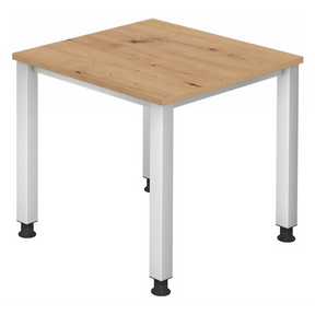 QUEO 8 S | 80x80 | Schreibtisch höhenverstellbar - buerostuhl24