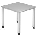 QUEO 8 S | 80x80 | Schreibtisch höhenverstellbar - buerostuhl24