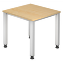 QUEO 8 S | 80x80 | Schreibtisch höhenverstellbar - buerostuhl24