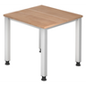 QUEO 8 S | 80x80 | Schreibtisch höhenverstellbar - buerostuhl24