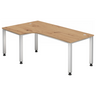 QUEO 82 S | 200x120 | Schreibtisch höhenverstellbar - buerostuhl24