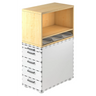 SIGNA SCA1 | Aufsatz-Regal zu SIGNA SC - Standcontainer - buerostuhl24