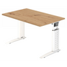 UNDA 12 W | 120x80 | Schreibtisch höhenverstellbar - buerostuhl24
