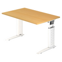 UNDA 12 W | 120x80 | Schreibtisch höhenverstellbar