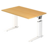 UNDA 12 W | 120x80 | Schreibtisch höhenverstellbar - buerostuhl24